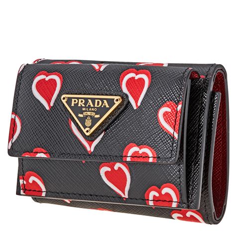 prada heart shaped wallet on chain|prada small wallet price.